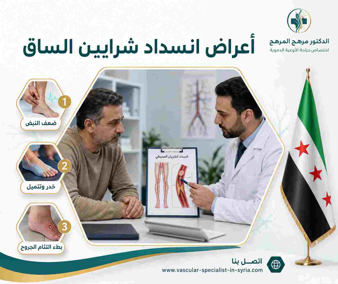 أعراض انسداد شرايين الساق أعراض انسداد شرايين الساق