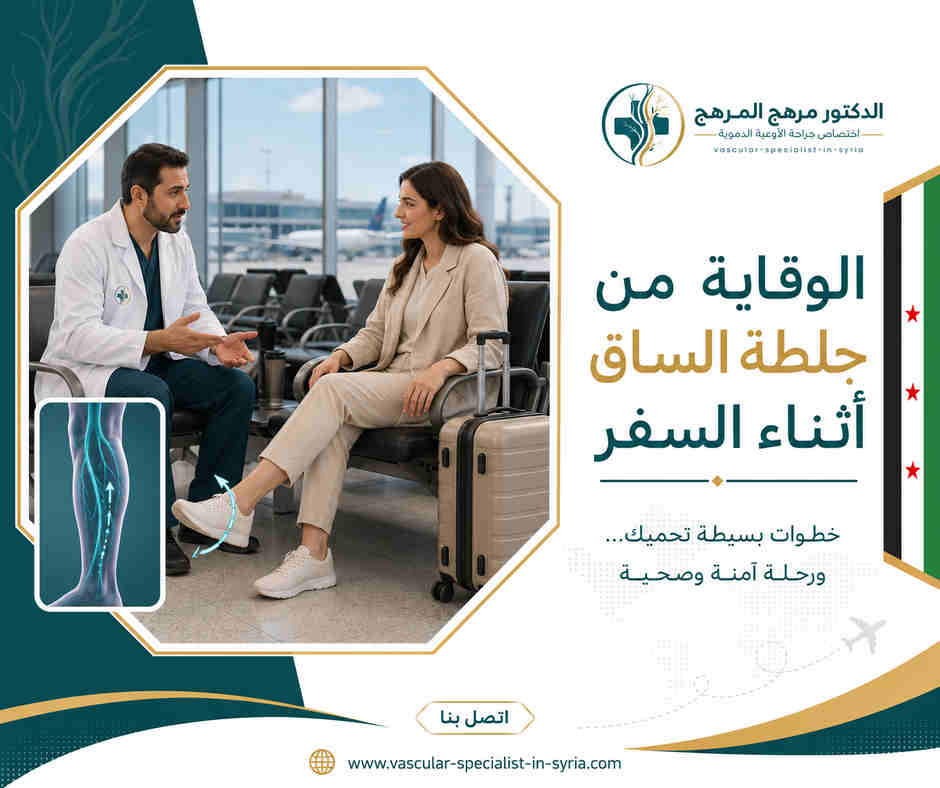 الوقاية من جلطة الساق أثناء السفر الوقاية من جلطة الساق أثناء السفر