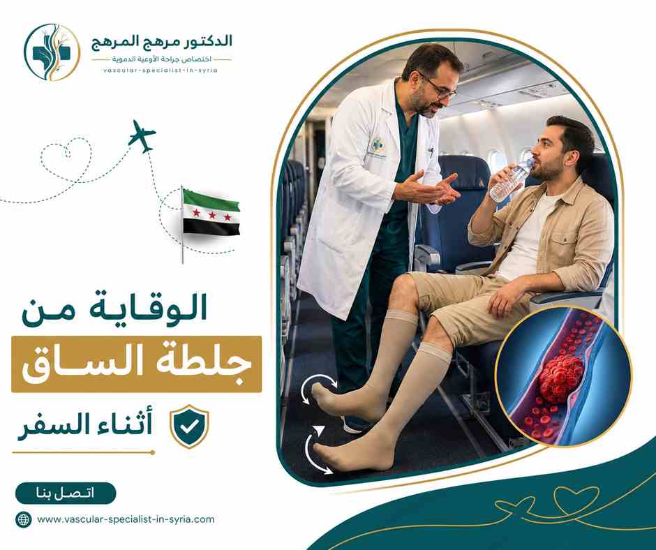 الوقاية من جلطة الساق أثناء السفر الوقاية من جلطة الساق أثناء السفر