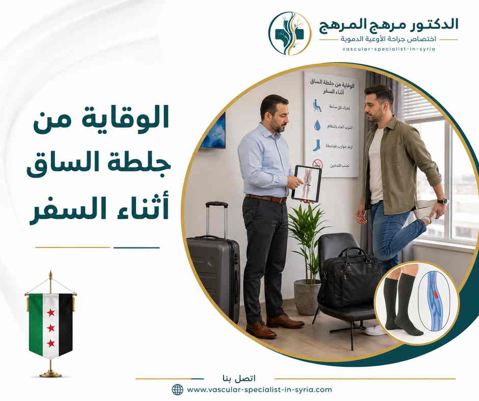 الوقاية من جلطة الساق أثناء السفر الوقاية من جلطة الساق أثناء السفر