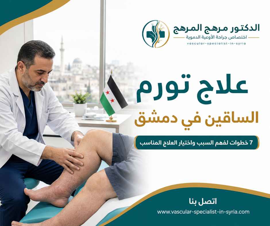 علاج تورم الساقين في دمشق